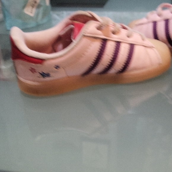 Adidas Kids Sneakers in Pink and Purple - Picture 5 of 7